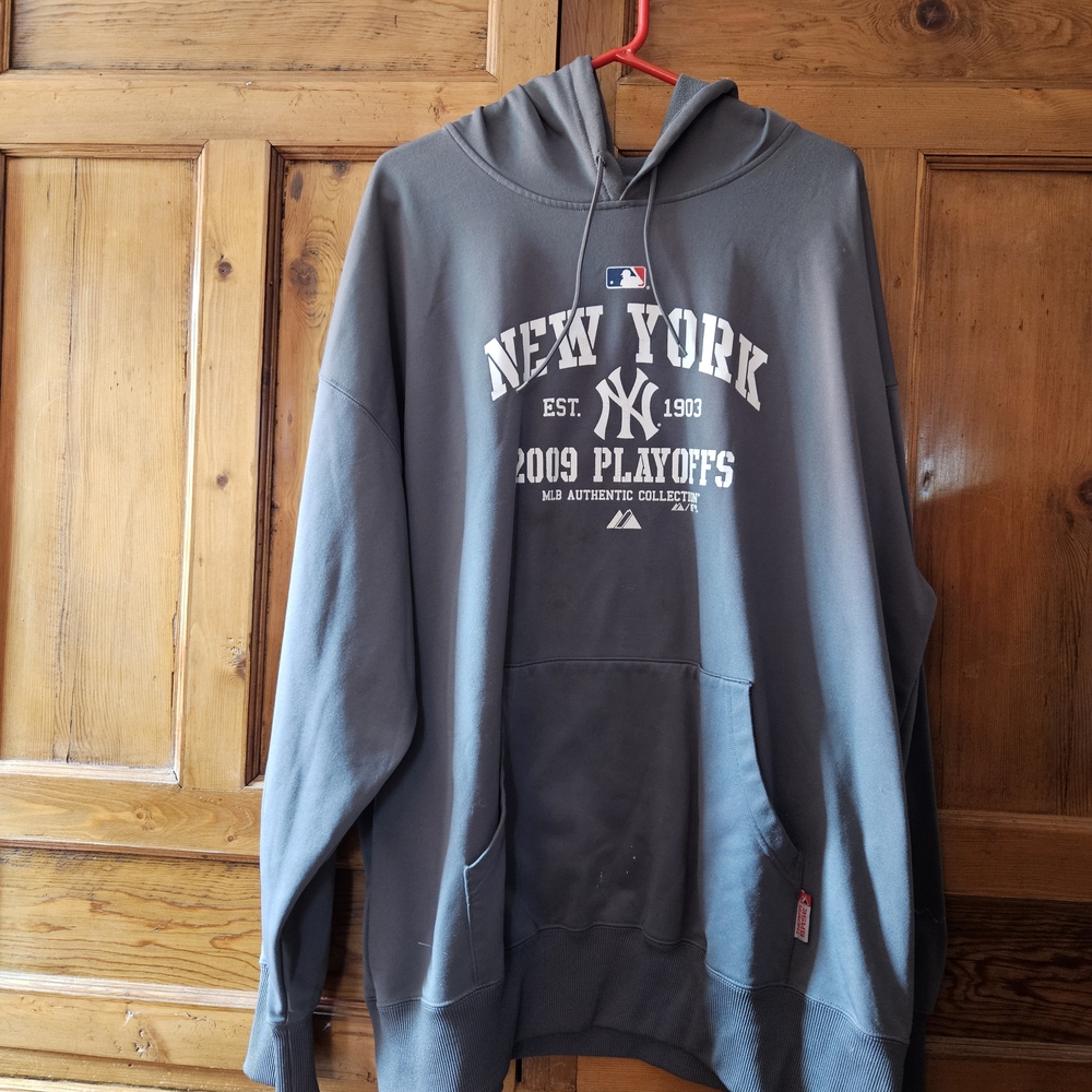STARTER Dark Gray New York Playoffs Hoodie